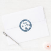Ahoy Het is een Tjonge Baby shower Sticker (Envelop)