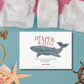 Ahoy Het is een Tjonge Nautical Baby shower Diaper Informatiekaartje