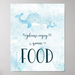 Ahoy Het is een Tjonge Nautical Baby shower Food S Poster