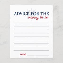 Ahoy Het is een Tjonge Nautical Shower Advice voor