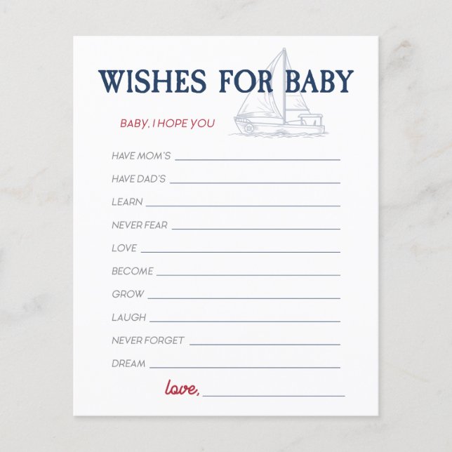 Ahoy Het is een Tjonge Nautical Shower die op Baby (Voorkant)