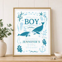 Ahoy Het is een walvisbaby voor een zeeman Jongens