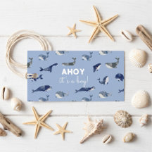 Ahoy het is een walvisfeestje voor een jongetje