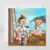 Ahoy Het is Twins Kaart (Voorkant)