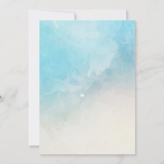 Ahoy! Het Zee Boy Baby shower Kaart (Achterkant)