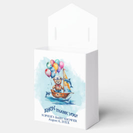 Ahoy is een Boy Nautical Theme Baby shower Bedankdoosjes