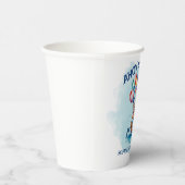 Ahoy is een Boy Nautical Theme Baby shower Papieren Bekers (Rechts)