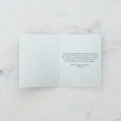 Ahoy is een Boy Nautisch Baby shower Dank u kaart (Binnen)