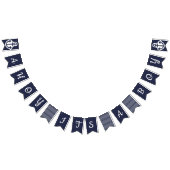 Ahoy is een jongen die een handtas vormt vlaggetjes (Alle)