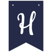 Ahoy is een jongen die een handtas vormt vlaggetjes (Derde vlag)