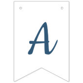 Ahoy is een jongen die een handtas vormt vlaggetjes (Tweede vlag)