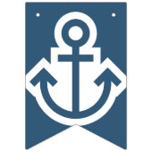 Ahoy is een jongen die een handtas vormt vlaggetjes (Eerste vlag)