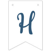 Ahoy is een jongen die een handtas vormt vlaggetjes (Derde vlag)