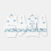 Ahoy is een klein Baby shower Bedankdoosjes (Uitgevouwen)