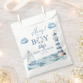 Ahoy is een klein Baby shower Bedankzakje (Geknipt)