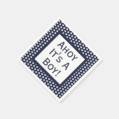 Ahoy is een padvinder van een jongen poka servet (Hoek)