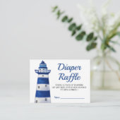 Ahoy is een vuurtoren voor jongens | Nautische lui Informatiekaartje (Staand voorkant)