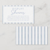 Ahoy It's A Boy Baby Shower Display Shower Card Informatiekaartje (Voorkant / Achterkant)