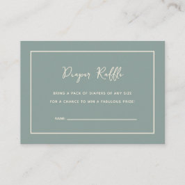 Ahoy It's a Boy Nautical Baby Shower  Informatiekaartje