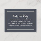 Ahoy It's a Boy Nautical Baby Shower  Informatiekaartje (Voorkant)