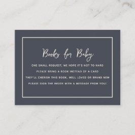 Ahoy It's a Boy Nautical Baby Shower  Informatiekaartje