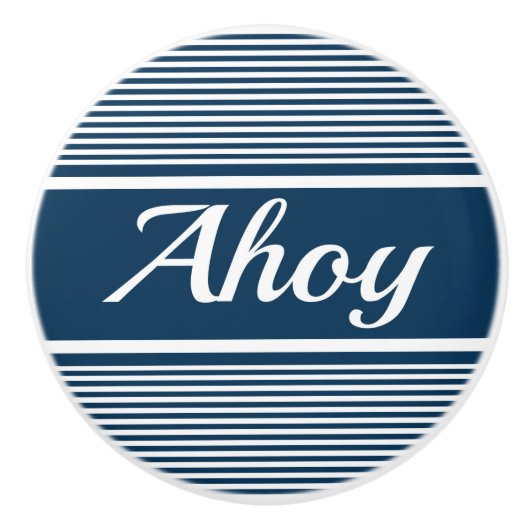 Ahoy Keramische Knop (Voorkant)