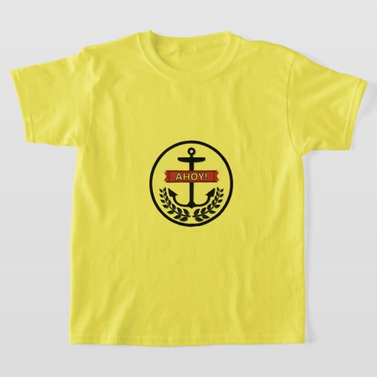 Ahoy - Kinderen Basic T-Shirt (Laagn)