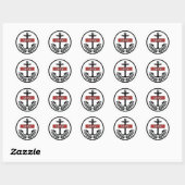 Ahoy - Klassieke ronde Sticker, glanzend Sticker (Vel)