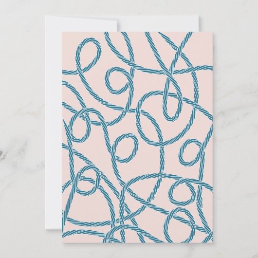 Ahoy Lighthouse Nautisch Roze Meisje 1e verjaardag Kaart (Achterkant)