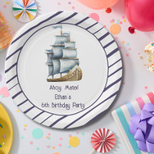 Ahoy maat Nautical children jarig