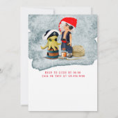 Ahoy Mate Pirates Boy Birthday Party Invitation Kaart (Achterkant)