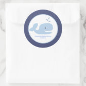 Ahoy Mate Whale Favor Stickers 3 inch (Tas)