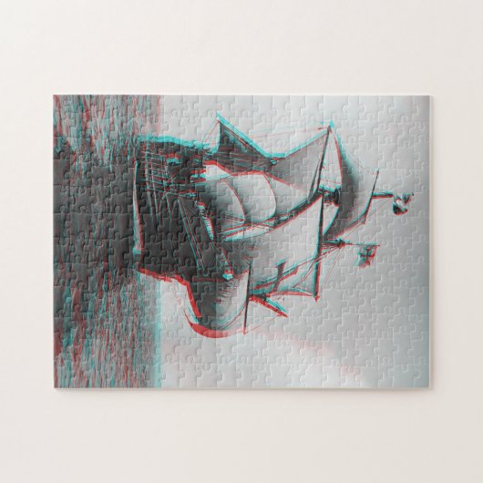 Ahoy, Matey. 3D Puzzle Legpuzzel (Horizontaal)