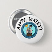 Ahoy Matey Button (Voorkant /achterkant)