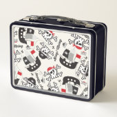 Ahoy Matey. Cartoon Pirate Skull en Fun Adventure (Achterkant)