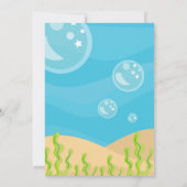 Ahoy Matey! Haaienpiraat onder Zee verjaardag Kaart (Achterkant)