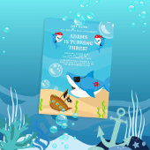 Ahoy Matey! Haaienpiraat onder Zee verjaardag Kaart