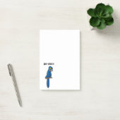 Ahoy Matey Piraat Papegaai Cartoon, Grappige Macaw Post-it® Notes (Kantoor)