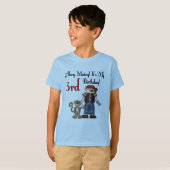 Ahoy Matey Pirate 3e Verjaardag Tshirts en geschen (Voorkant volledig)