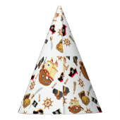 Ahoy Matey Pirate Birthday Feesthoedjes (Achterkant)