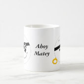 Ahoy Matey Pirate Face Koffiemok (Center)