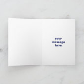 Ahoy Matey Pirate Parrot Cartoon Wenskaart Kaart (Binnen)