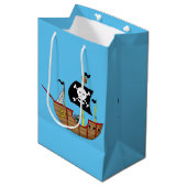 ahoy matey piratenschip medium cadeauzakje (Voorkant Gekanteld)