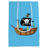 ahoy matey piratenschip medium cadeauzakje (Achterkant)