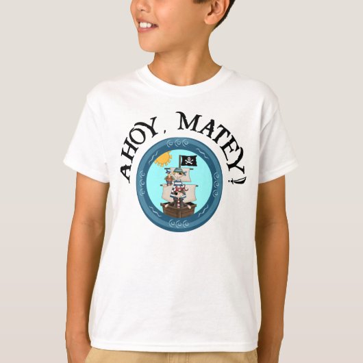 Ahoy Matey Ringer T-shirt (Voorkant)