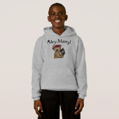 Ahoy Matey Teddy Bear Pirate Hoodie (Voorkant volledig)