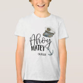 Ahoy Matey. Tri-Blend Shirt (Voorkant)