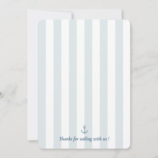 Ahoy Nautical 2e verjaardag Uitnodiging | Waterver (Achterkant)