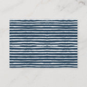 Ahoy Nautical Baby shower Books for Baby Informatiekaartje (Achterkant)