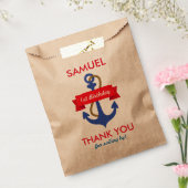 AHOY! Nautical Birthday Baby shower Bedankzakje (Gezegeld)